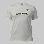 Front of I Like Ducks T-Shirt in Grey with deer logo and the words Hunt Fearless.