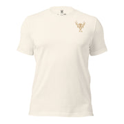 Vintage White men’s duck hunting graphic tee front view featuring the Expected Ducks, Got Sail design