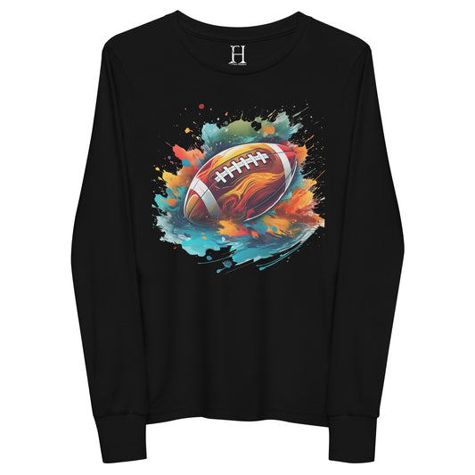 Youth Fearless Football Long Sleeve Tee